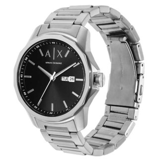 Foto 1 | Foto 1 | Reloj Armani Exchange Hombre Classic Ax1733 Caja Redonda 44mm Diámetro Acero Inoxidable Cierre Desplegable Movimiento Cuarzo