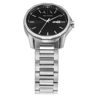 Foto 3 | Foto 3 | Reloj Armani Exchange Hombre Classic Ax1733 Caja Redonda 44mm Diámetro Acero Inoxidable Cierre Desplegable Movimiento Cuarzo