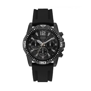Foto 2 | Foto 2 | Reloj Guess Hombre Commander Gw0211g3 Caja Redonda 45mm Diámetro Acero Inoxidable Cierre Hebilla Movimiento Cuarzo Dial Negro