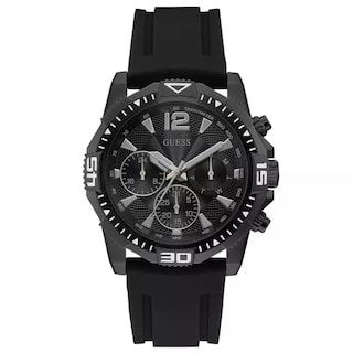 Foto 3 | Foto 3 | Reloj Guess Hombre Commander Gw0211g3 Caja Redonda 45mm Diámetro Acero Inoxidable Cierre Hebilla Movimiento Cuarzo Dial Negro