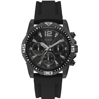 Foto 4 | Foto 4 | Reloj Guess Hombre Commander Gw0211g3 Caja Redonda 45mm Diámetro Acero Inoxidable Cierre Hebilla Movimiento Cuarzo Dial Negro