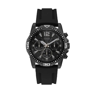Foto 5 | Foto 5 | Reloj Guess Hombre Commander Gw0211g3 Caja Redonda 45mm Diámetro Acero Inoxidable Cierre Hebilla Movimiento Cuarzo Dial Negro