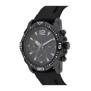 Foto 6 | Foto 6 | Reloj Guess Hombre Commander Gw0211g3 Caja Redonda 45mm Diámetro Acero Inoxidable Cierre Hebilla Movimiento Cuarzo Dial Negro