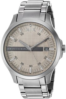 Foto 1 | Foto 1 | Reloj Armani Exchange Hombre Hampton Ax2194 Caja Redonda 46mm Diámetro Acero Inoxidable Cierre Hebilla Movimiento Cuarzo