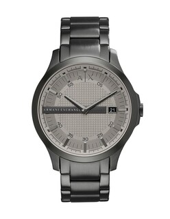 Foto 2 | Foto 2 | Reloj Armani Exchange Hombre Hampton Ax2194 Caja Redonda 46mm Diámetro Acero Inoxidable Cierre Hebilla Movimiento Cuarzo