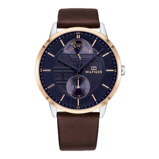 Foto 1 | Foto 1 | Reloj Tommy Hilfiger Hombre Hunter 1791605 Caja Redonda 44mm Diámetro Acero Inoxidable Cierre Hebilla Movimiento Cuarzo