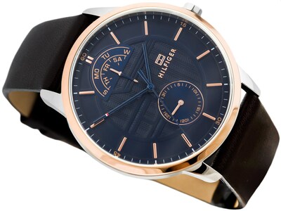 Foto 6 | Foto 6 | Reloj Tommy Hilfiger Hombre Hunter 1791605 Caja Redonda 44mm Diámetro Acero Inoxidable Cierre Hebilla Movimiento Cuarzo