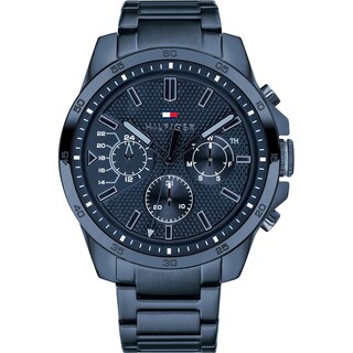 Foto 1 | Foto 1 | Reloj Tommy Hilfiger Hombre Decker 1791560 Caja Redonda 48mm Diámetro Acero Inoxidable Cierre Desplegable Movimiento Cuarzo