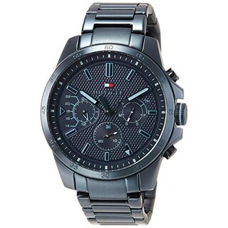 Foto 2 | Foto 2 | Reloj Tommy Hilfiger Hombre Decker 1791560 Caja Redonda 48mm Diámetro Acero Inoxidable Cierre Desplegable Movimiento Cuarzo