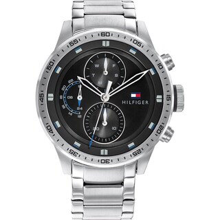 Foto 1 | Foto 1 | Reloj Tommy Hilfiger Hombre Trent 1791805 Caja Redonda 46mm Diámetro Acero Inoxidable Cierre Desplegable Movimiento Cuarzo