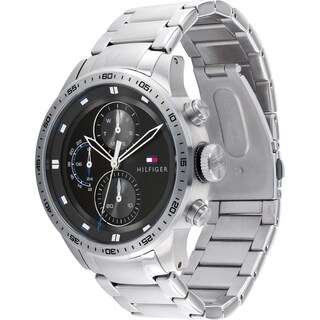 Foto 2 | Foto 2 | Reloj Tommy Hilfiger Hombre Trent 1791805 Caja Redonda 46mm Diámetro Acero Inoxidable Cierre Desplegable Movimiento Cuarzo