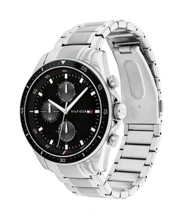 Foto 6 | Foto 6 | Reloj Tommy Hilfiger Hombre Trent 1791805 Caja Redonda 46mm Diámetro Acero Inoxidable Cierre Desplegable Movimiento Cuarzo