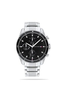 Foto 8 | Foto 8 | Reloj Tommy Hilfiger Hombre Trent 1791805 Caja Redonda 46mm Diámetro Acero Inoxidable Cierre Desplegable Movimiento Cuarzo