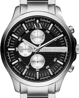Foto 3 | Foto 3 | Reloj Armani Exchange Hombre Hampton Ax2152 Caja Redonda 46mm Diámetro Acero Inoxidable Cierre Desplegable Movimiento Cuarzo