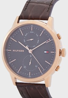 Foto 6 | Foto 6 | Reloj Tommy Hilfiger Hombre Easton 1710435 Caja Redonda 44mm Diámetro Acero Inoxidable Cierre Hebilla Movimiento Cuarzo