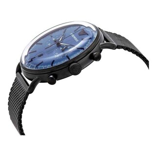 Foto 5 | Foto 5 | Reloj Emporio Armani Hombre Aviator Ar11201 Caja Redonda 48mm Diámetro Acero Inoxidable Cierre Presion Movimiento Cuarzo