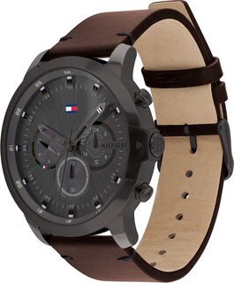Foto 2 | Foto 3 | Reloj Tommy Hilfiger Hombre Briggs 1791425 Caja Redonda 46mm Diámetro Acero Inoxidable Cierre Hebilla Movimiento Cuarzo