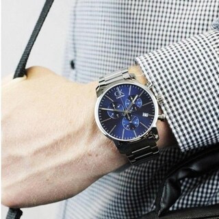 Foto 4 | Foto 4 | Reloj Calvin Klein Hombre City K2g2714n Caja Redonda 43mm Diámetro Acero Inoxidable Cierre Desplegable Movimiento Cuarzo