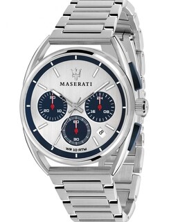 Foto 5 | Foto 5 | Reloj Maserati Hombre Trimarano R8873632001 Caja Redonda 41mm Diámetro Acero Inoxidable Cierre Desplegable Movimiento Cuarzo