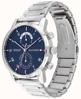Foto 2 | Foto 2 | Reloj Tommy Hilfiger Hombre Kane 1710401 Caja Redonda 40mm Diámetro Acero Inoxidable Cierre Deslizante Movimiento Cuarzo