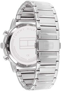 Foto 3 | Foto 3 | Reloj Tommy Hilfiger Hombre Kane 1710401 Caja Redonda 40mm Diámetro Acero Inoxidable Cierre Deslizante Movimiento Cuarzo