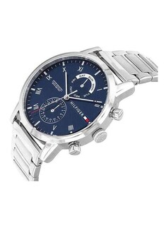 Foto 5 | Foto 5 | Reloj Tommy Hilfiger Hombre Kane 1710401 Caja Redonda 40mm Diámetro Acero Inoxidable Cierre Deslizante Movimiento Cuarzo