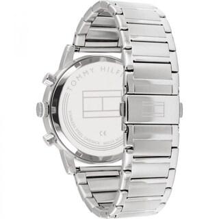 Foto 7 | Foto 7 | Reloj Tommy Hilfiger Hombre Kane 1710401 Caja Redonda 40mm Diámetro Acero Inoxidable Cierre Deslizante Movimiento Cuarzo