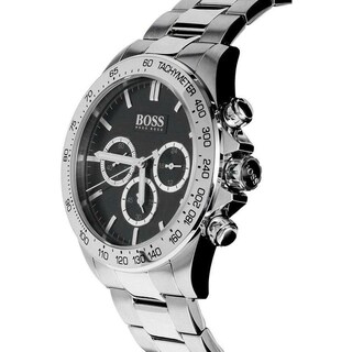 Foto 7 | Foto 7 | Reloj Hugo Boss Hombre Ikon 1512965 Caja Redonda 46mm Diámetro Acero Inoxidable Cierre Desplegable Movimiento Cuarzo