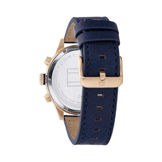Foto 5 | Foto 5 | Reloj Tommy Hilfiger Hombre Trent 1791139 Caja Redonda 46mm Diámetro Acero Inoxidable Cierre Hebilla Movimiento Cuarzo