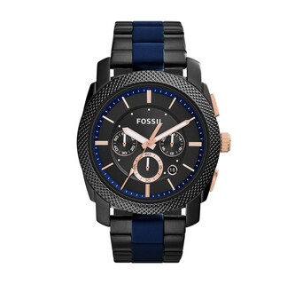 Foto 1 | Foto 1 | Reloj Fossil Hombre Modern Machine Fs5164 Caja Redonda 45mm Diámetro Acero Inoxidable Cierre Desplegable Movimiento Cuarzo