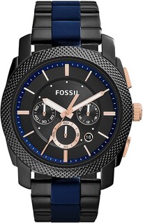 Foto 2 | Foto 2 | Reloj Fossil Hombre Modern Machine Fs5164 Caja Redonda 45mm Diámetro Acero Inoxidable Cierre Desplegable Movimiento Cuarzo