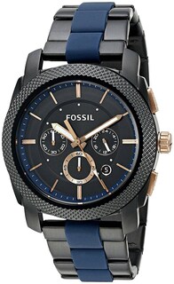 Foto 4 | Foto 4 | Reloj Fossil Hombre Modern Machine Fs5164 Caja Redonda 45mm Diámetro Acero Inoxidable Cierre Desplegable Movimiento Cuarzo