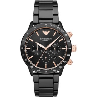 Foto 2 | Foto 2 | Reloj Emporio Armani Hombre Mario Ar70002 Caja Redonda 43mm Diámetro Acero Inoxidable Cierre Desplegable Movimiento Cuarzo