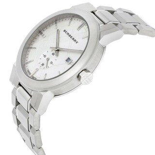 Foto 6 | Foto 6 | Reloj Burberry Hombre Classic Bu9900 Caja Redonda 42mm Diámetro Acero Inoxidable Cierre Desplegable Movimiento Cuarzo
