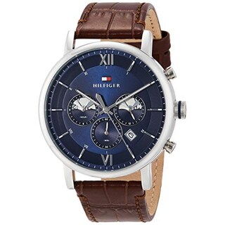 Foto 2 | Foto 2 | Reloj Tommy Hilfiger Hombre Evan 1710393 Caja Redonda 44mm Diámetro Acero Inoxidable Cierre Hebilla Movimiento Cuarzo