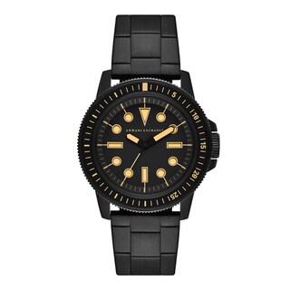 Foto 2 | Foto 2 | Reloj Armani Exchange Hombre Classic Ax1855 Caja Redonda 44mm Diámetro Acero Inoxidable Cierre Desplegable Movimiento Cuarzo