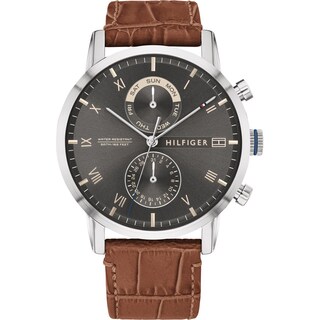 Foto 1 | Foto 1 | Reloj Tommy Hilfiger Hombre Kane 1710398 Caja Redonda 44mm Diámetro Acero Inoxidable Cierre Hebilla Movimiento Cuarzo Dial Negro