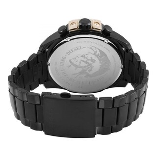Foto 3 | Foto 3 | Reloj Diesel Hombre Mega Chief Dz4309 Caja Redonda 59mm Diámetro Acero Inoxidable Cierre Desplegable Movimiento Cuarzo