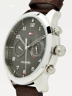 Foto 8 | Foto 8 | Reloj Tommy Hilfiger Hombre Patrick 1791785 Caja Redonda 44mm Diámetro Acero Inoxidable Cierre Hebilla Movimiento Cuarzo