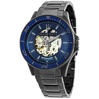 Foto 2 | Foto 2 | Reloj Maserati Hombre Sfida R8823140001 Caja Redonda 44mm Diámetro Acero Inoxidable Cierre Desplegable Movimiento Cuarzo