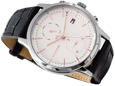 Foto 6 | Foto 6 | Reloj Tommy Hilfiger Hombre Easton 1710434 Caja Redonda 44mm Diámetro Acero Inoxidable Cierre Hebilla Movimiento Cuarzo