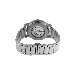 Foto 7 | Foto 7 | Reloj Emporio Armani Hombre Eagle Ar60021 Caja Redonda 40mm Diámetro Acero Inoxidable Cierre Desplegable Movimiento Automático