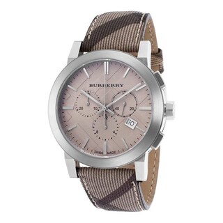 Foto 1 | Foto 1 | Reloj Burberry Hombre Classic Bu9361 Caja Redonda 42mm Diámetro Acero Inoxidable Cierre Hebilla Movimiento Cuarzo Dial Cafe