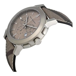 Foto 3 | Foto 3 | Reloj Burberry Hombre Classic Bu9361 Caja Redonda 42mm Diámetro Acero Inoxidable Cierre Hebilla Movimiento Cuarzo Dial Cafe