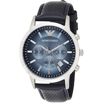 Reloj Emporio Armani Hombre Classic Ar2473 Caja Redonda 43mm Diámetro Acero Inoxidable Cierre Hebilla Movimiento Cuarzo