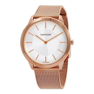 Foto 1 | Foto 1 | Reloj Calvin Klein Hombre Minimal K3m21626 Caja Redonda 40mm Diámetro Acero Inoxidable Cierre Desplegable Movimiento Cuarzo