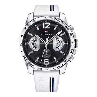 Foto 1 | Foto 1 | Reloj Tommy Hilfiger Hombre Decker 1791475 Caja Redonda 44mm Diámetro Acero Inoxidable Cierre Hebilla Movimiento Cuarzo