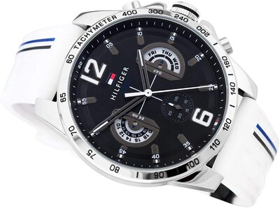 Foto 2 | Foto 2 | Reloj Tommy Hilfiger Hombre Decker 1791475 Caja Redonda 44mm Diámetro Acero Inoxidable Cierre Hebilla Movimiento Cuarzo