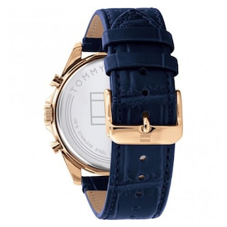 Foto 3 | Foto 3 | Reloj Tommy Hilfiger Hombre Baker 1710451 Caja Redonda 43mm Diámetro Acero Inoxidable Cierre Hebilla Movimiento Cuarzo Dial Azul