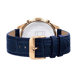 Foto 5 | Foto 5 | Reloj Tommy Hilfiger Hombre Baker 1710451 Caja Redonda 43mm Diámetro Acero Inoxidable Cierre Hebilla Movimiento Cuarzo Dial Azul